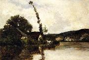 Charles-Francois Daubigny, River Landscape